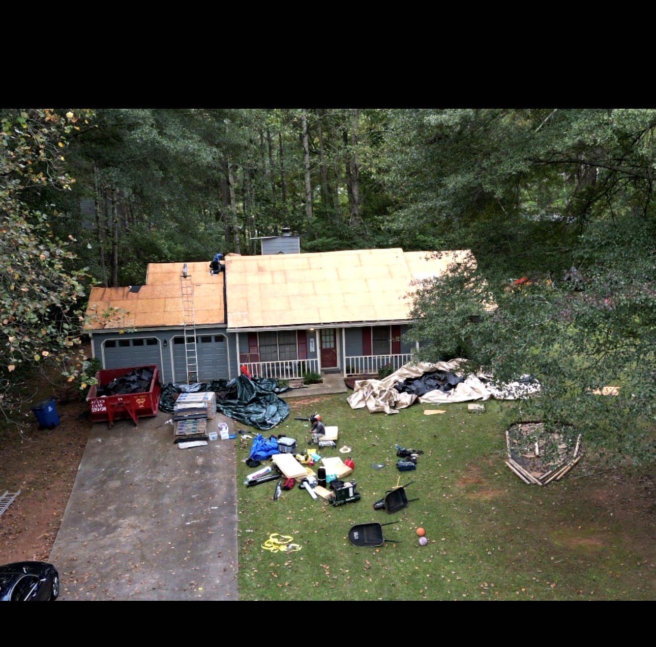 Restoration project by Bailey Roofing