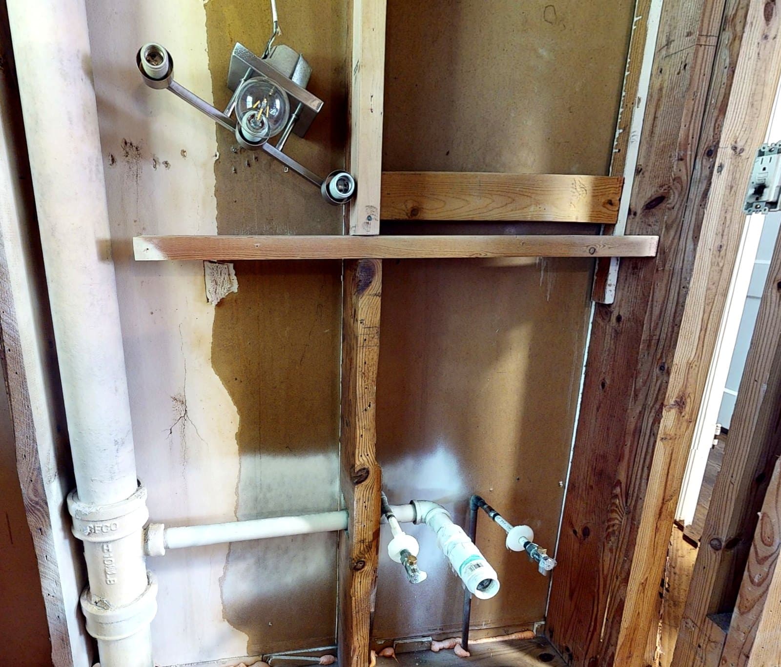 Finished interior after reconstruction following water damage in a North Georgia home