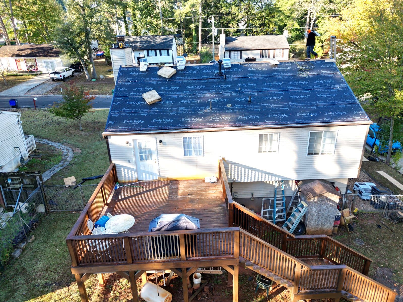 Roofing project by Bailey Roofing
