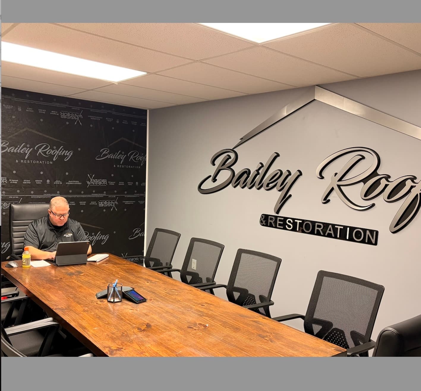 Inside the Bailey office — a team member at work